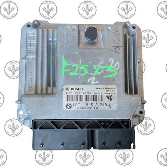 BMW 3 Series F30 F25 F10 X3 Diesel Engine ECU DDE 8 513 249