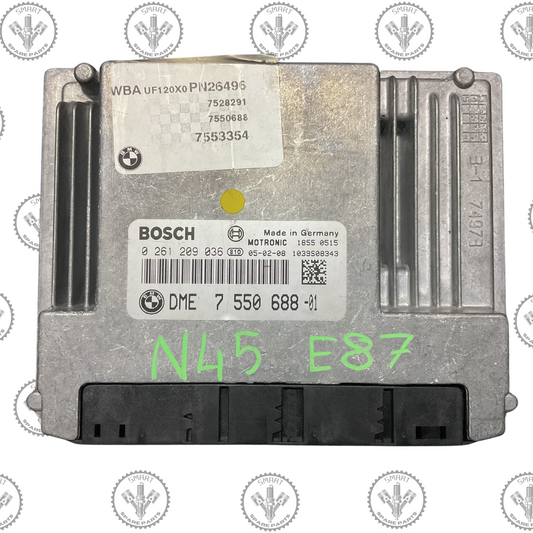 BMW Engine Control Unit (ECU) for BMW 1 Series E87 and 3 Series E90 1.6i N45 - Part Number 7550688